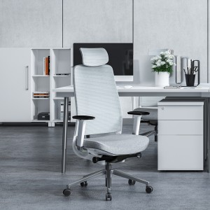 Gray high back mesh adjustable office chair china wholesaler