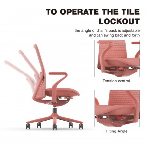 Goodtone Home Office Chair, [Newer Model] Office Chair with 5 Years Warranty and Adjustable Lumbar Support, Mid Back Swivel Chair with 3D Fabric, Ergonomic Design Swivel Task Chair for Pain Back