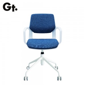 Office Furniture Guest Training Fabric Middle Back Meeting Chair