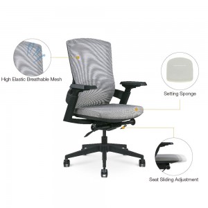 BIFMA Modern Ergonomic Executive Mesh Office Chair