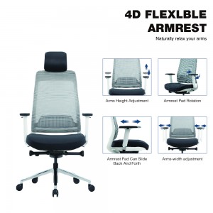 China Manufacturer Mesh High-End Office Comfort Supervisor Computer Office Desk Ergonomic Manager Director Chair